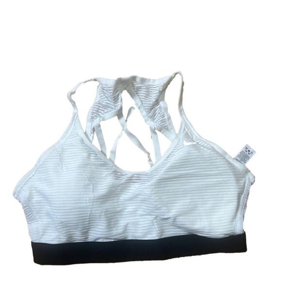 NIKE DRI FIT INDY LIGHTWEIGHT PERFORMANCE BRA SIZE‎ M - Picture 1 of 7